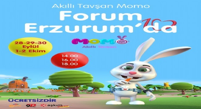 Akıllı Tavşan Momo Forum Erzurum’da