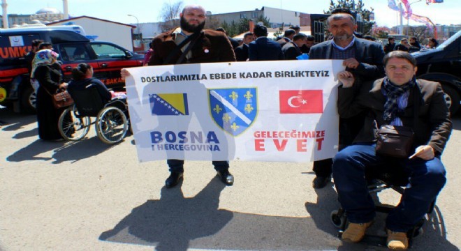 Bosnalı gazilerden  evet e destek
