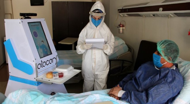 Covid hastalarının yeni bakıcısı robot ‘Atacan’
