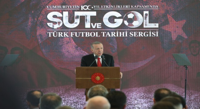 Erdoğan dan  Futbol Kardeşliktir  mesajı