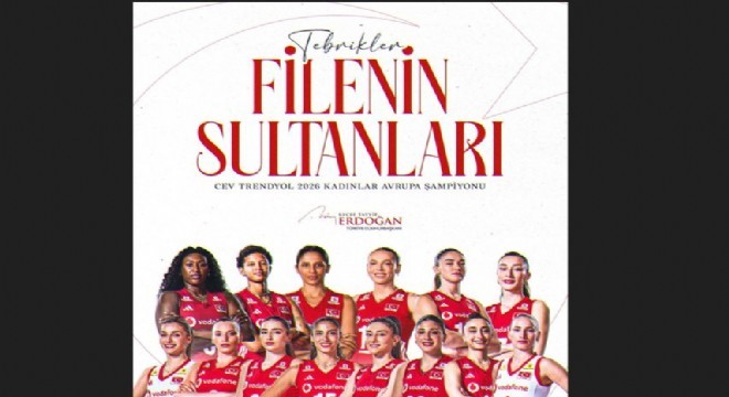 Erdoğan’dan  Filenin Sultanları’na tebrik
