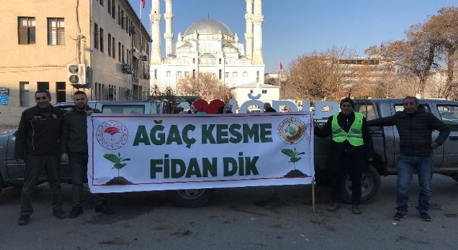 Erzurum OBM’den ‘Ağaç kesme, fidan dik’ kampanyası