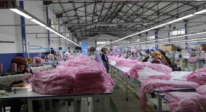 Erzurum Tekstil sektörüne istihdam desteği