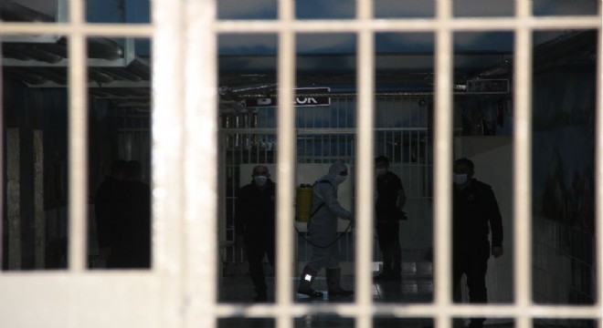 Erzurum cezaevinde korona virüs önlemi