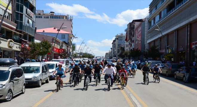 Erzurum da  23 Temmuz Bisiklet Yarışı  yapıldı