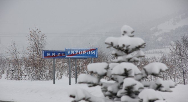 Erzurum en soğuk Aralık ayı gecesini yaşadı