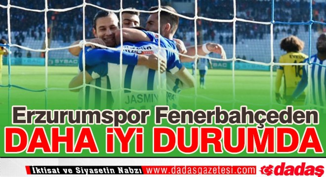 Erzurumspor Fenerbahçe ile 6 kez karşılaştı