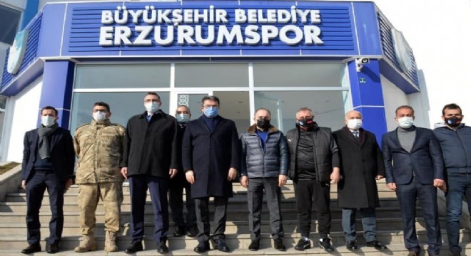 Erzurumspor Vali Memiş’i ağırladı