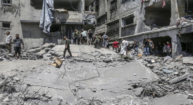 Gazze’de can kaybı 56 bin 156 ya ulaştı