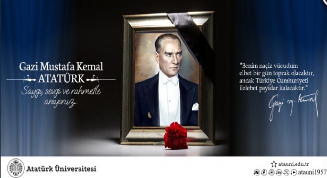 Hacımüftüoğlu ndan Atatürk ü anma mesajı