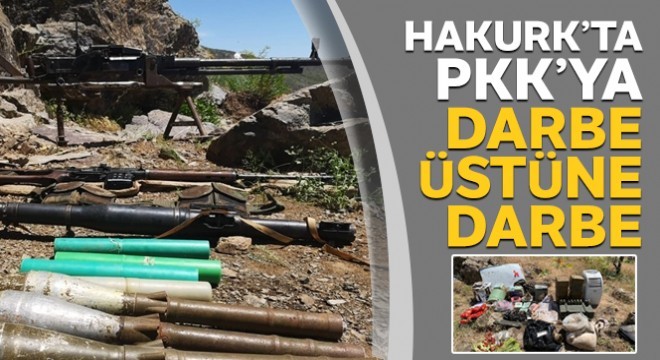 Pençe Harekatı nda PKK’nın sığınakları imha ediliyor