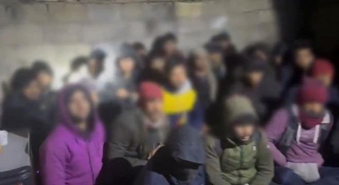 Tandır evine operasyon: 33 göçmen yakalandı