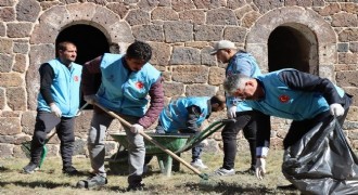 Müftülük personelinden tabya mesaisi