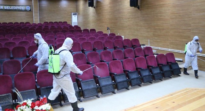 İspir Belediyesi Koronavirüse karşı seferber oldu